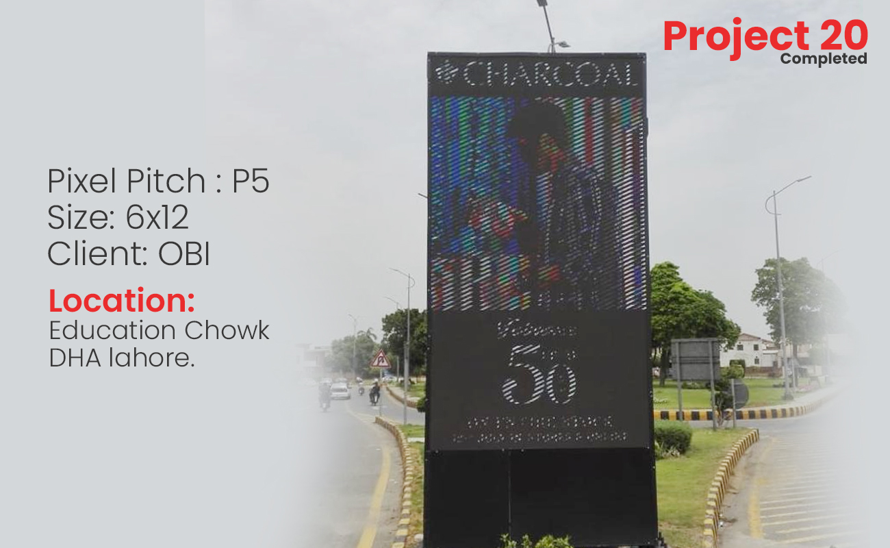 P5 Outdoor SMD Screens 6x12 DHA Education Chowk
