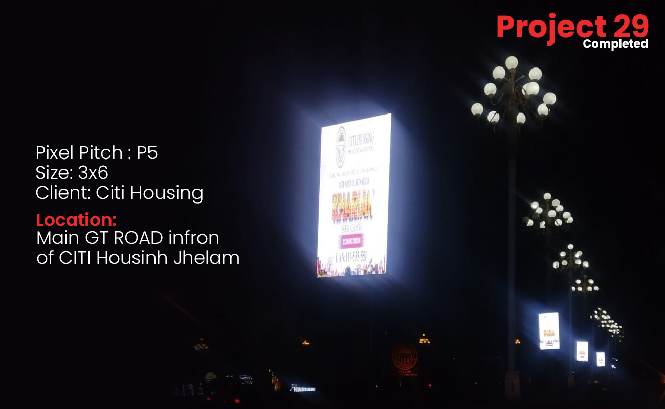 SMD LED Display Board For Citi Housing P5