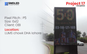 Smd led screens for indoor outdoor in Pakistan | Large TV Display Led Sign Boards | Live TV Outdoor SMD Video Wall P-5mm | OBI LUMS Chowk DHA LAhore | SMD Screen For Sale