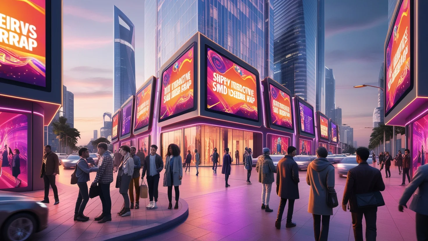 Using SMD Screens for Interactive Digital Advertising Campaigns