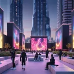 digital art screens, SMD LED art installations, large-scale art displays