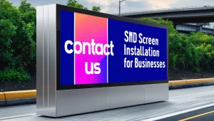 SMD screen installation, commercial screen setup, LED display installation guide