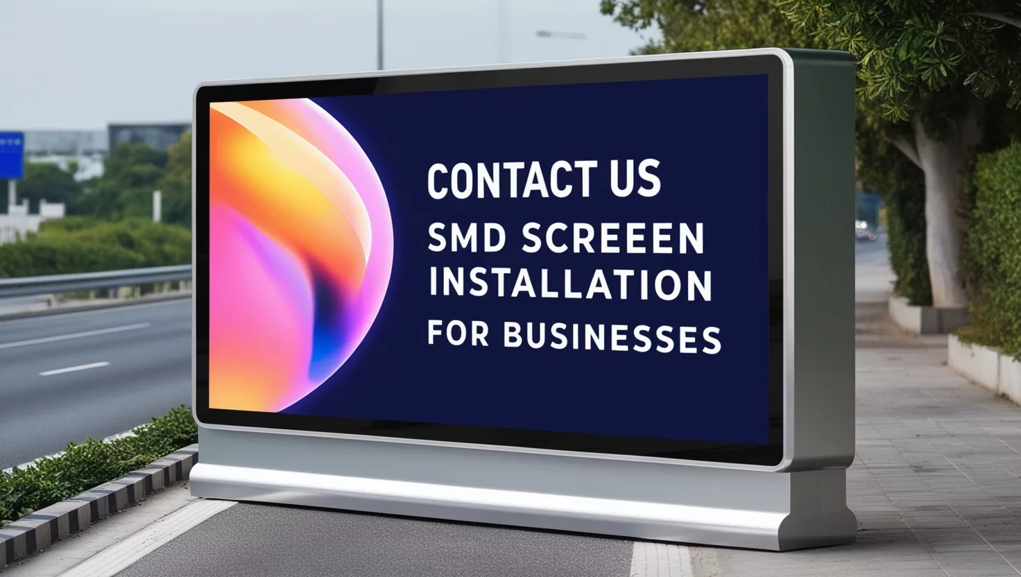 SMD screen installation, commercial screen setup, LED display installation guide