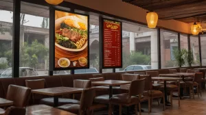 SMD screens for restaurants, digital menu boards, customer experience with LED