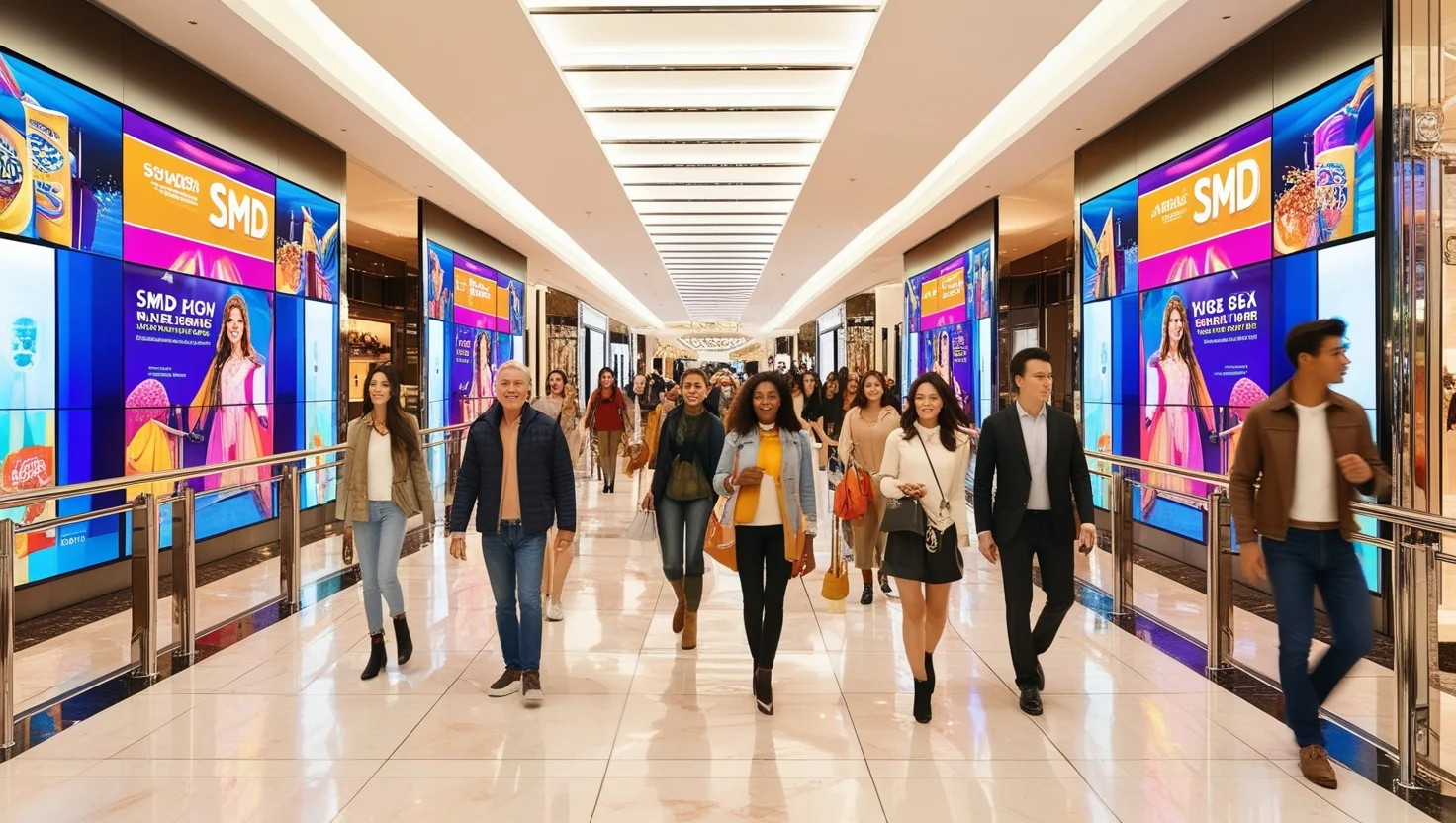 Top Applications for SMD Screens in Shopping Malls