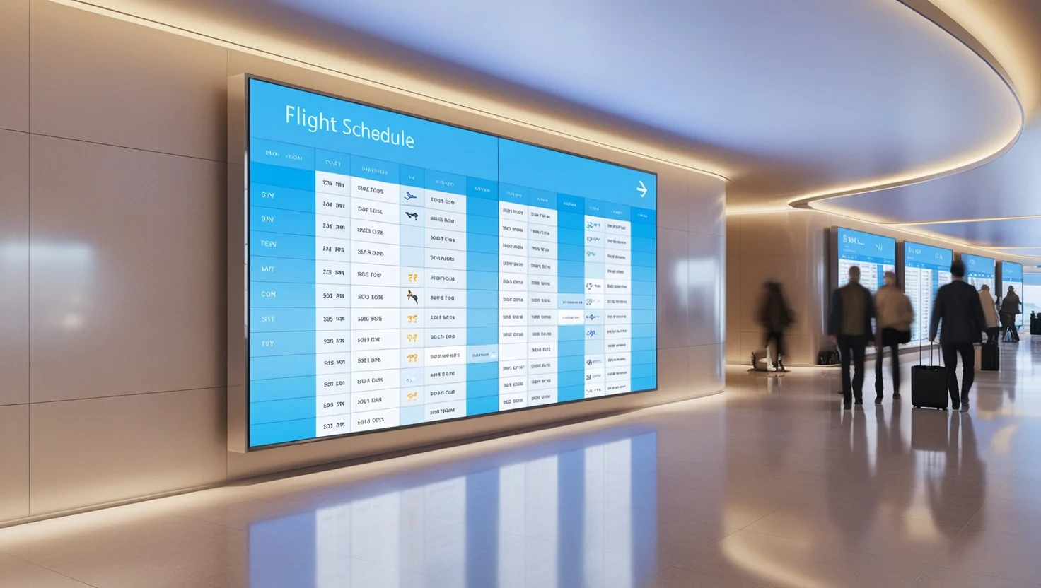 SMD Screens For Airports