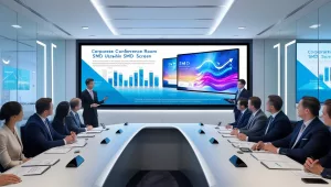 corporate SMD screens, conference displays, presentation technology