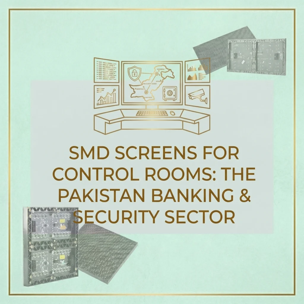 SMD screens for control rooms
