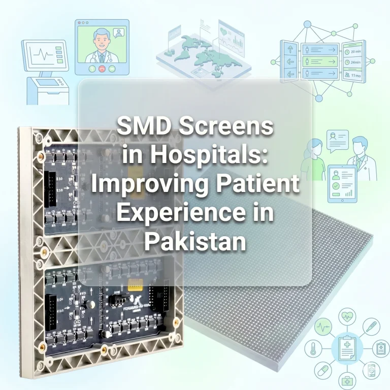SMD Screens in Hospitals: Improving Patient Experience in Pakistan