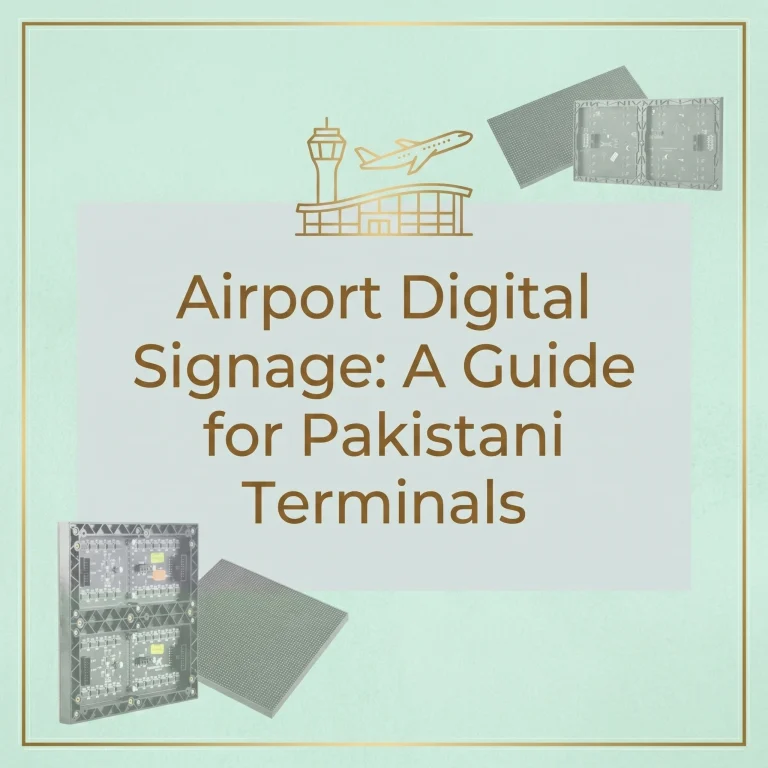 Airport Digital Signage: A Guide for Pakistani Terminals