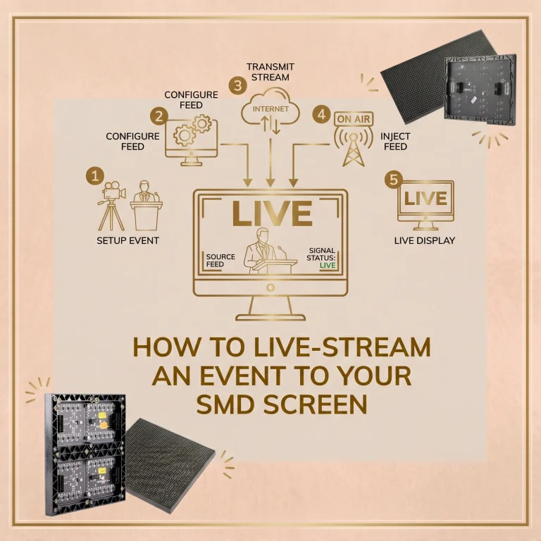 How to Live-Stream an Event to Your SMD LED Screen